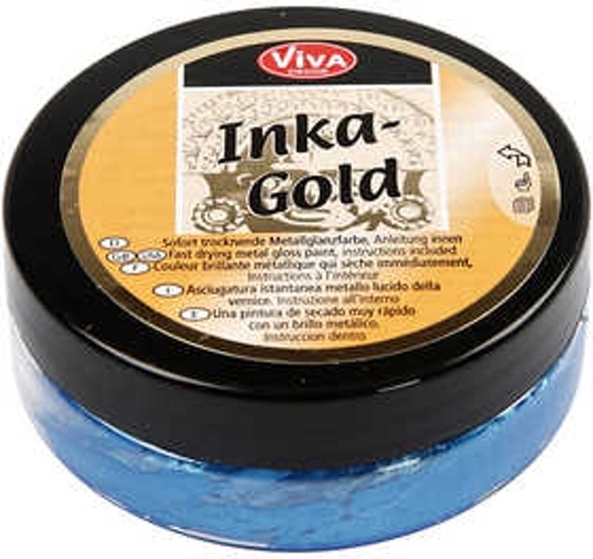 Inka-Gold, steel blue, 50ml [HOB-24230]